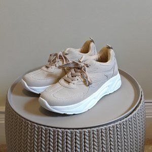 NWOT Nasty Gal Faux Leather Chunky Sneakers